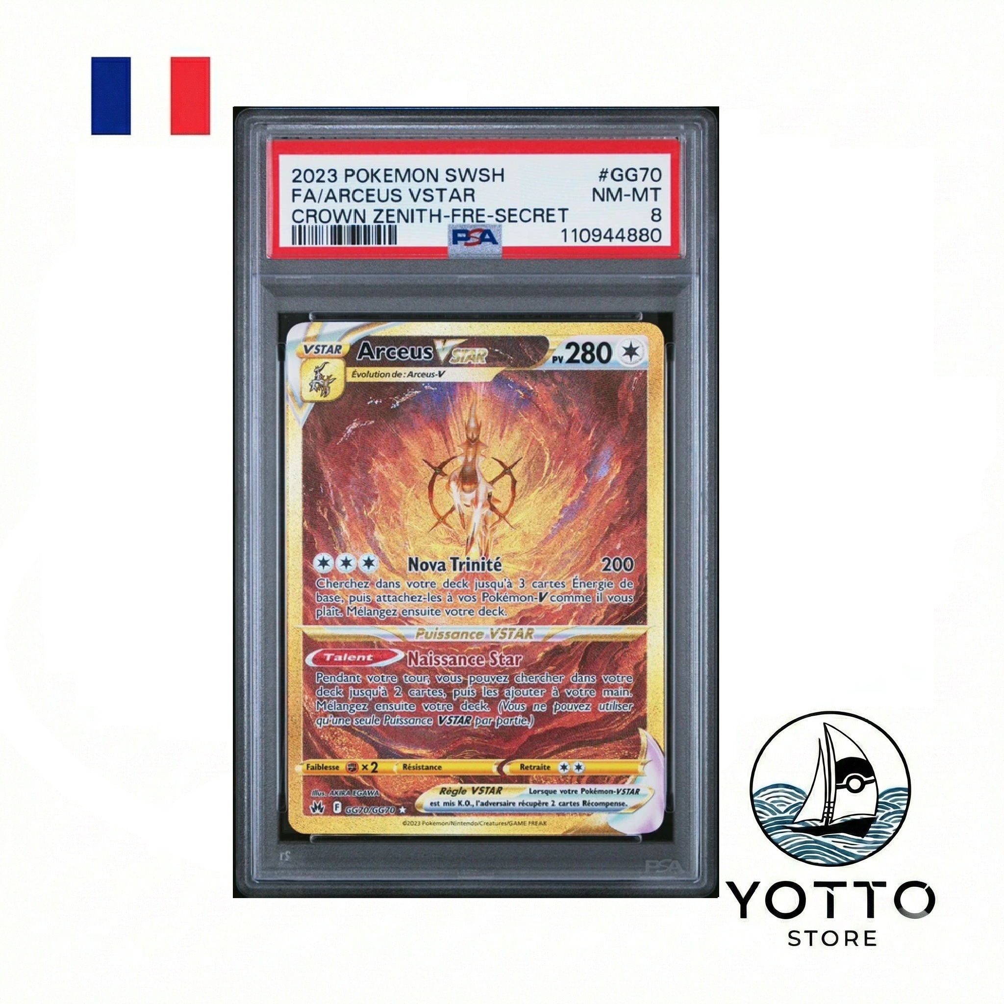 carte pokémon gradée – arceus vstar gold gg70/gg70 psa 8 nm mt carte pokémon gradée – arceus vstar gold gg70/gg70 psa 8 nm mt