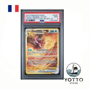carte pokémon gradée – palkia originel vstar gold gg67/gg70 – psa 9 mint