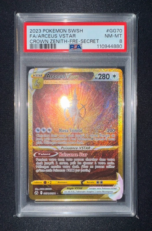 carte pokémon gradée – arceus vstar gold gg70/gg70 psa 8 nm mt carte pokémon gradée – arceus vstar gold gg70/gg70 psa 8 nm mt