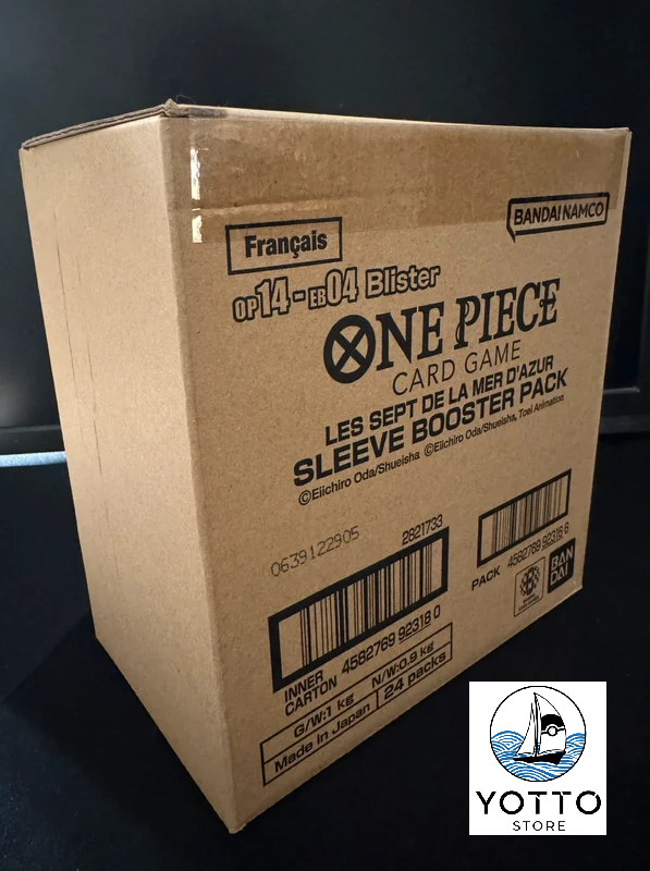 case – one piece – op14 – les sept de la mer d'azur – 24 boosters sous blisters – scellé – français case – one piece – op14 – les sept de la mer d'azur – 24 boosters sous blisters – scellé – français