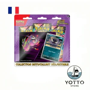 tripack – pokemon – me2.5 héros transcendants – fantominus scellé – français