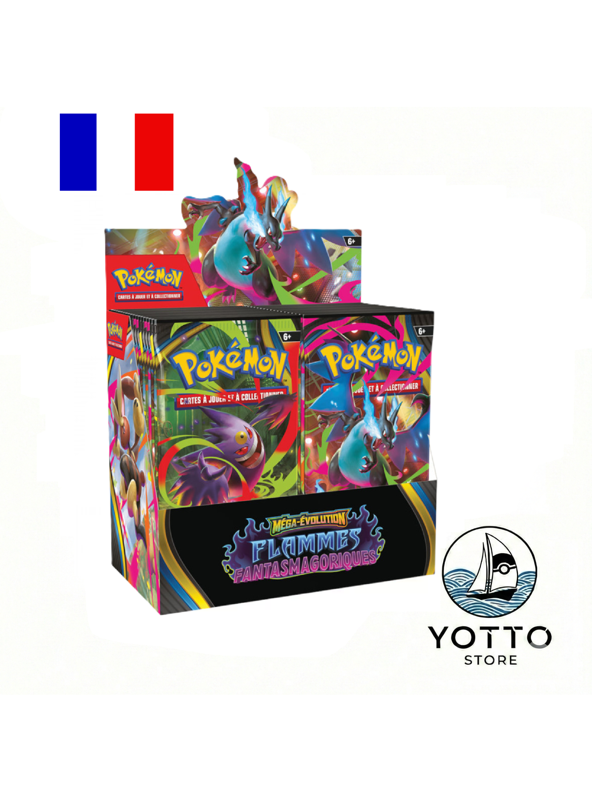 display pokemon flammes fantasmagoriques me2 scellé français display pokemon flammes fantasmagoriques me2 scellé français